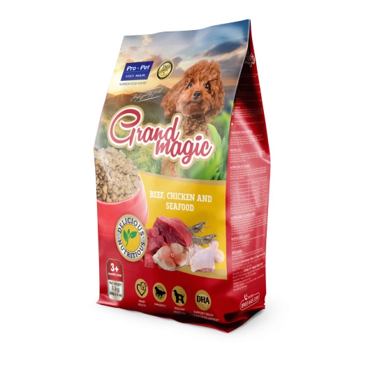 Thức ăn hạt cao cấp dành cho chó Pro Pet Grand Magic