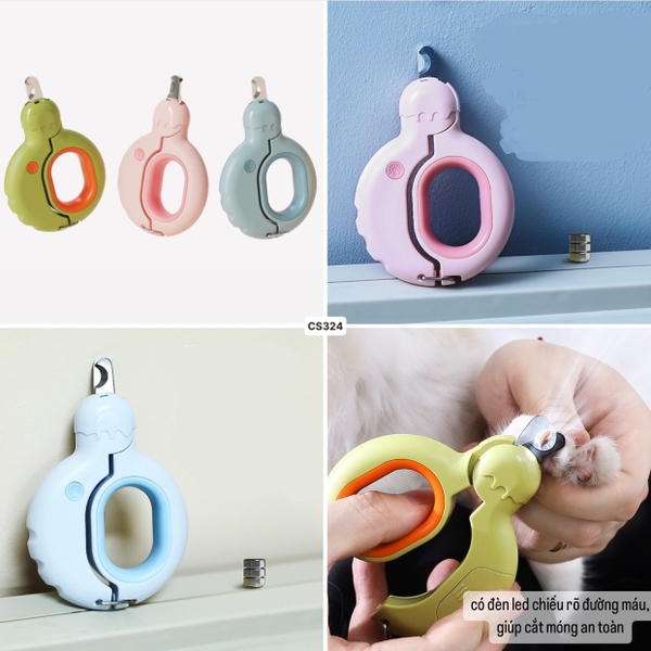 Kéo cắt móng có đèn hình quả trứng