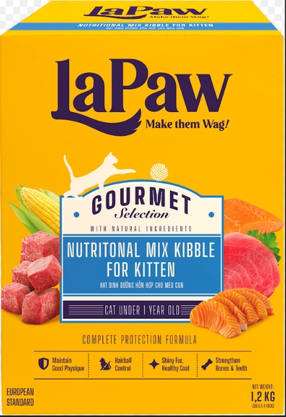 Lapaw Goumet Selection Kitten 1.2kg thức ăn Mèo con