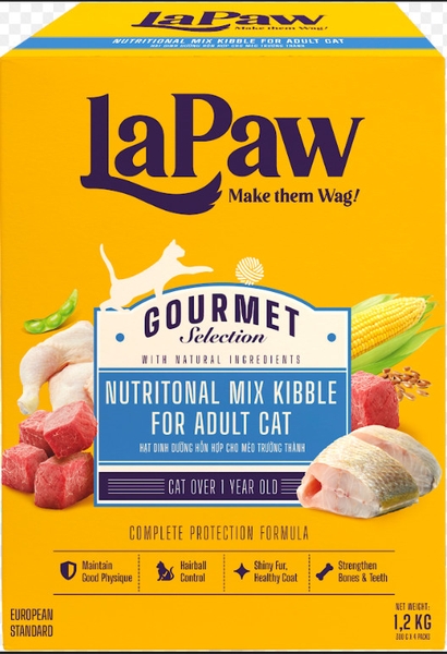 Lapaw Goumet Selection Adult 1.2kg thức ăn Mèo trưởng thành