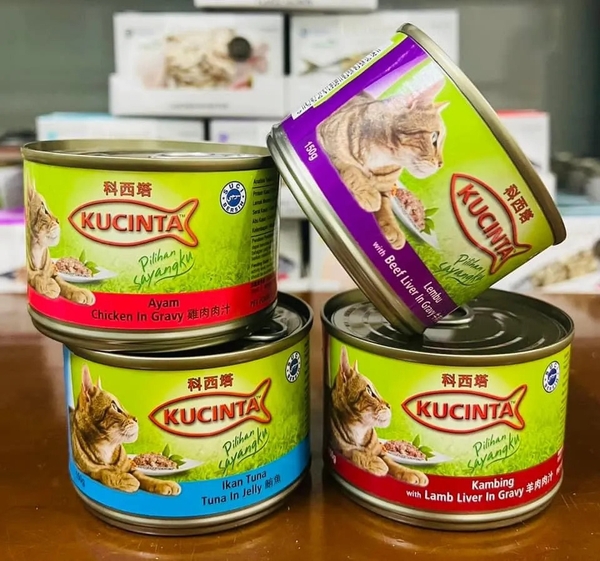 Pate cho Mèo Kucinta 150gr/400gr thơm ngon, dinh dưỡng