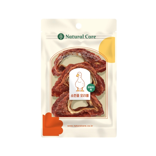 Thịt Vịt cuộn sụn bò cho chó Natural Core - 65g