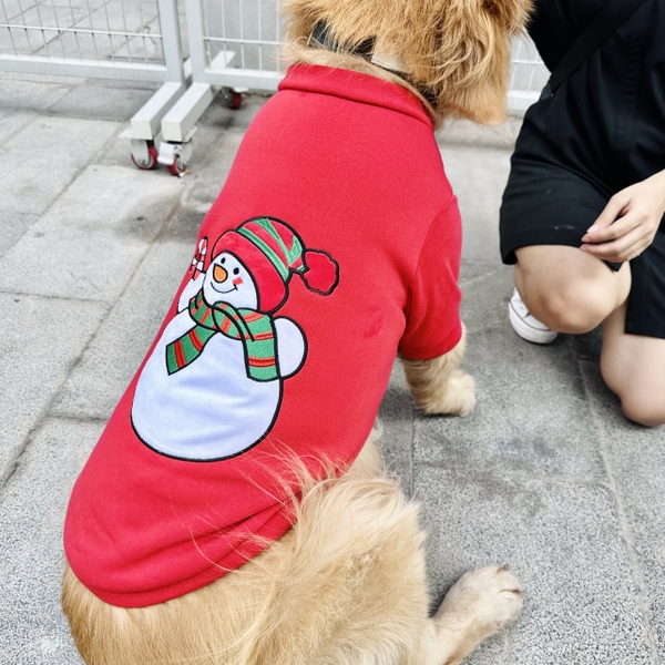 Áo nỉ họa tiết Noen chó to 3XL.4XL.5Xl.6XL