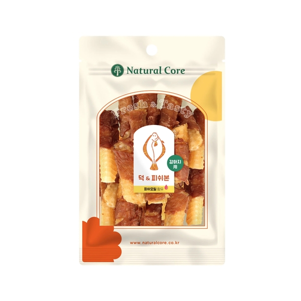 Thịt Gà cuộn xương cá Natural Core - 70gr