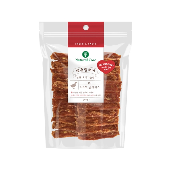 Thịt vịt sấy mềm cho chó Natural Core - 180gr