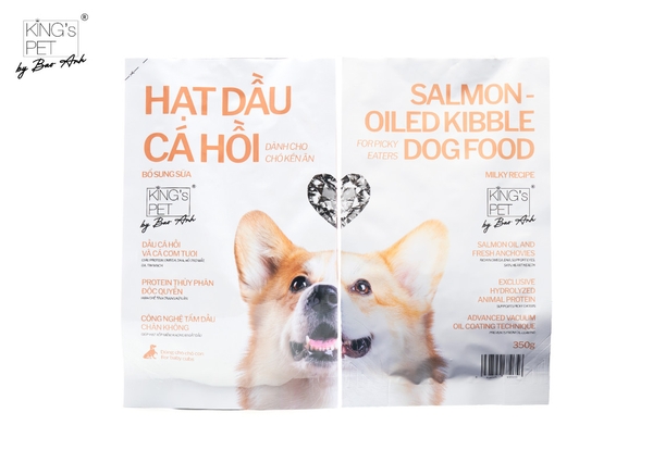Hạt dầu cá hồi dành cho chó con kén ăn King’s Pet by Bao Anh – bổ sung sữa cho chó con
