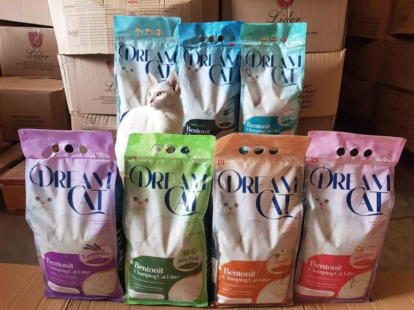 Cát vệ sinh đất sét cho mèo Dreamcat CatLitter 5 lít