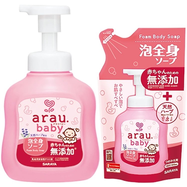 combo-sua-tam-araubaby-chai-450ml-tui-400ml
