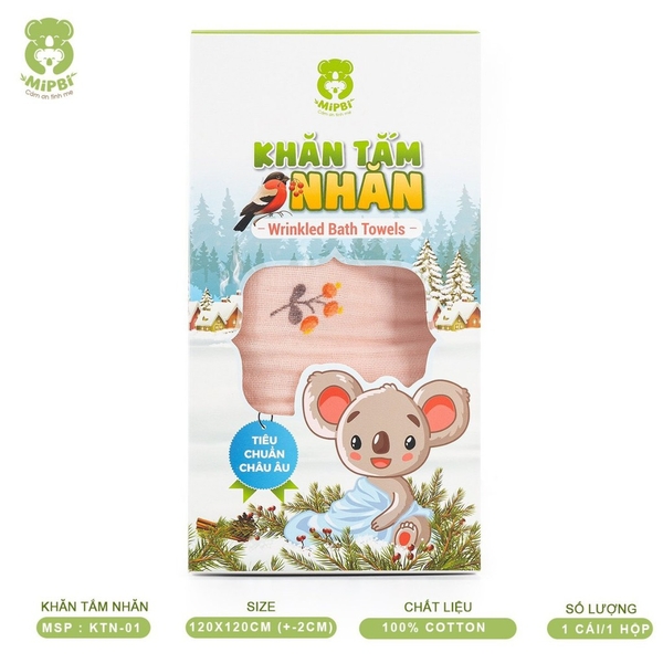 khan-tam-nhan-cotton-mipbi-xanh