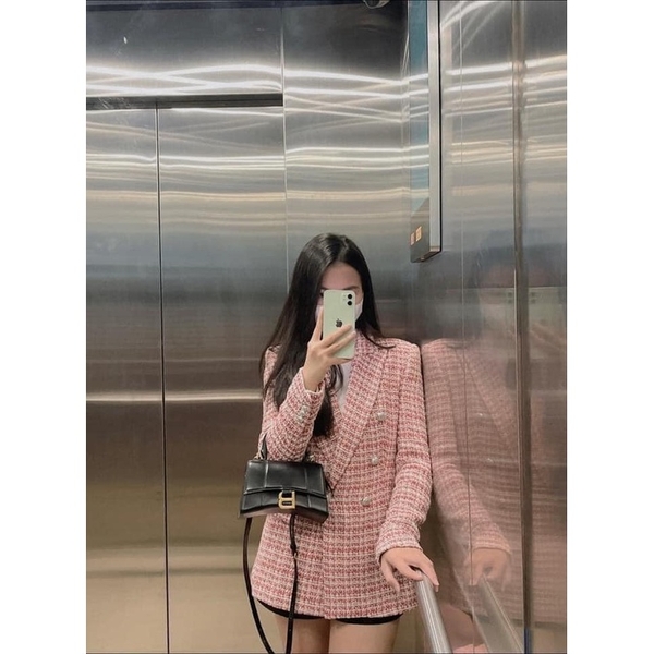 Áo khoác blazer đệm vai Zara auth new tag có sẵn 7822/107 7822107