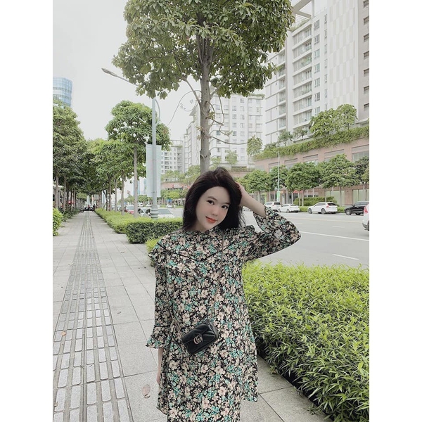 Váy hoa nhí Zara dáng babydoll Auth new tag có sẵn