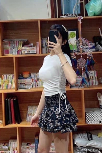 Áo thun chun rút eo Zara Auth New Tag có sẵn 5039/467 5039467