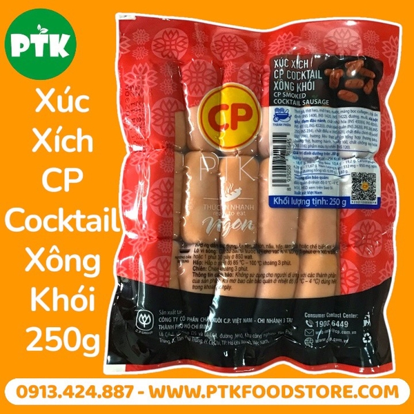Xúc xích CP Cocktail xông khói 250g