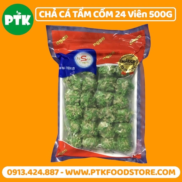 Chả cá tẩm cốm 48 viên