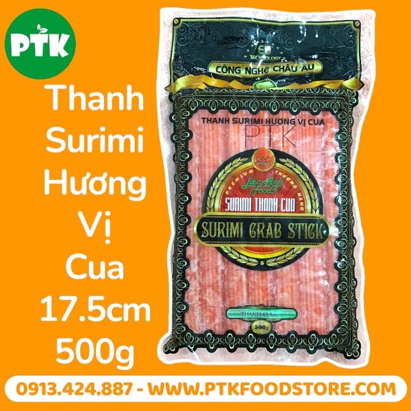 Thanh surimi hương vị cua - Surimi thanh cua - 17.5cm - quy cách 500g/túi