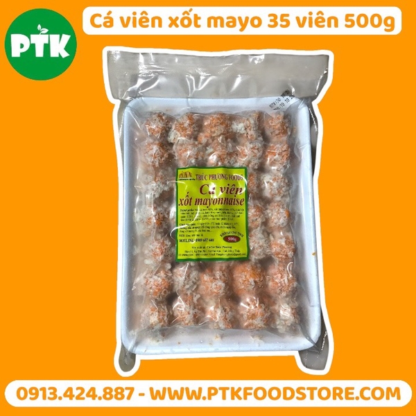 Cá viên xốt mayonnaise