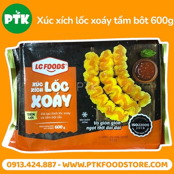 XÚC XÍCH LỐC XOÁY TẨM BỘT 600G TH12
