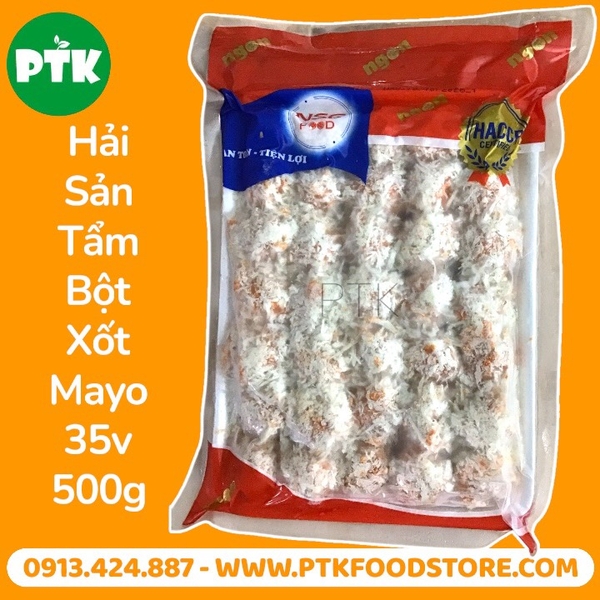 Chả hải sản tẩm bột 500g 70 viên