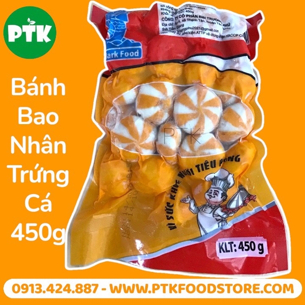 Bánh bao nhân trứng cá 450g