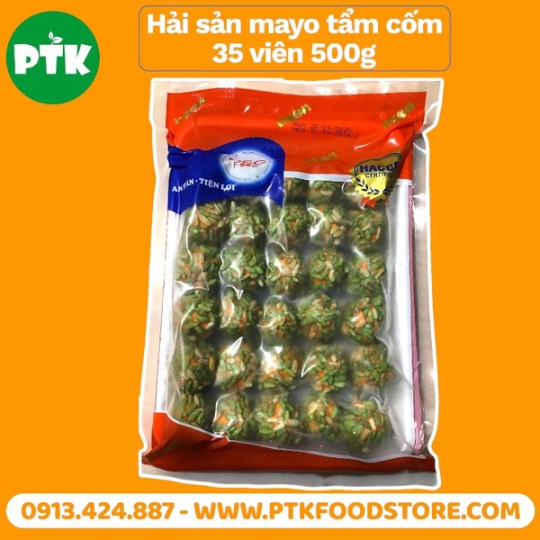 Chả hải sản mayonaise tẩm cốm 500g