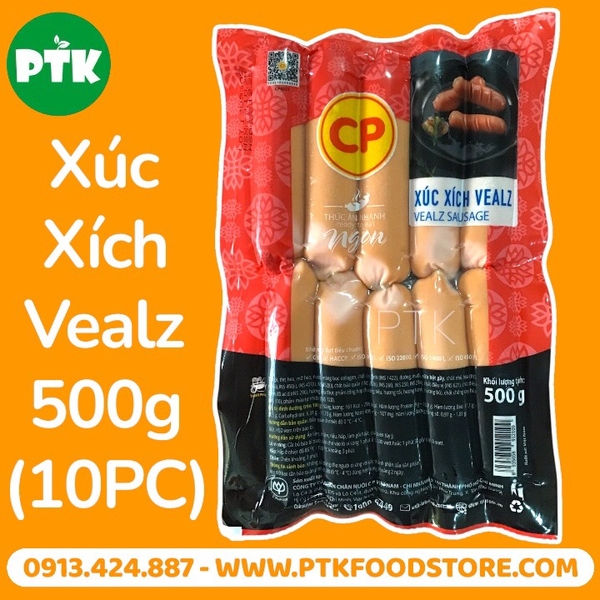 Xúc xích Vealz 500g (10PC)