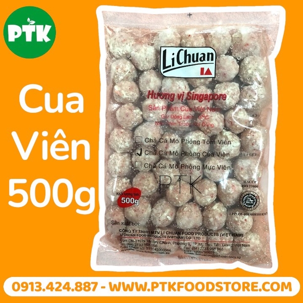 Cá viên hương cua- 10g-500g