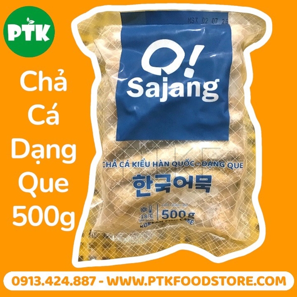 Chả cá kiểu Hàn Quốc- Dạng que (500g)