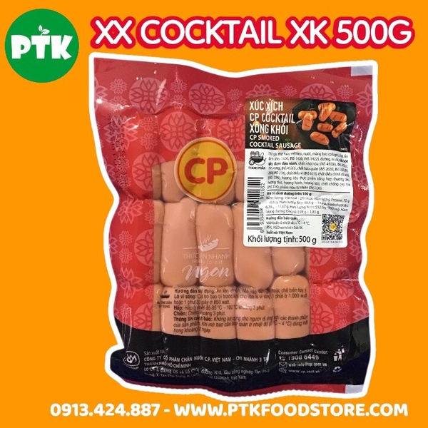 Xúc xích CP Cocktail xông khói 500g