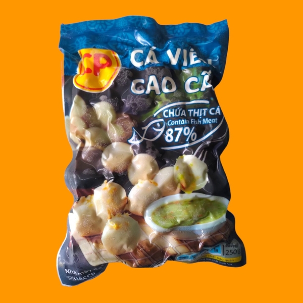 Cá viên cao cấp CP size 7 9 gói 250g (20 Gói/Thùng)