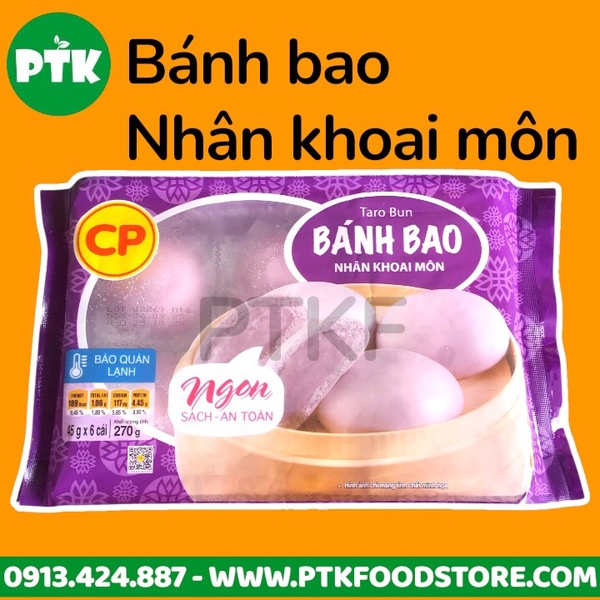 Bánh Bao Nhân Khoai Môn Chill 270g Film (Khay)