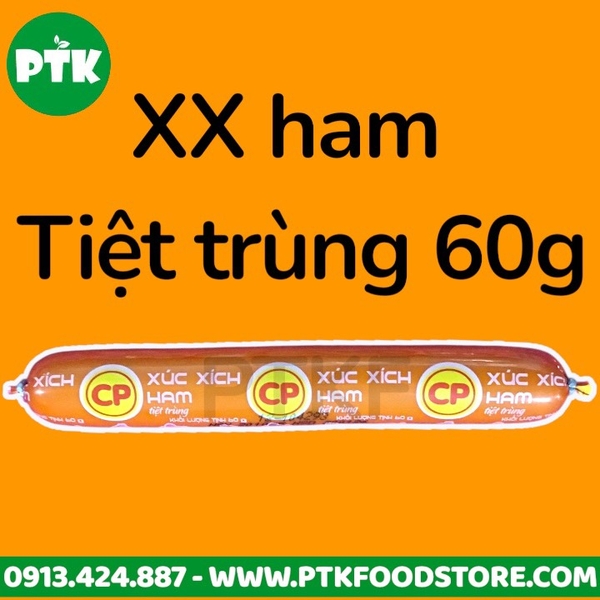 Cây Xúc Xích Ham Tiệt Trùng - 60g
