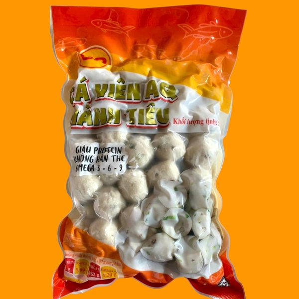 Cá viên AQ hành tiêu 7-9 1x500g DM CP