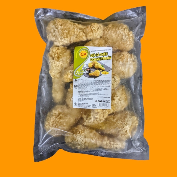 Đùi gà chiên giòn cay CP  gói 1.25kg ( 10 Gói/Thùng)