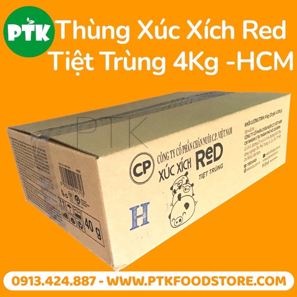Xúc xích Red tiệt trùng 4kg - HCM