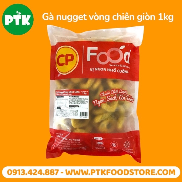 TTV-FF-9875A Gà Chiên Nugget Vòng 1Kg