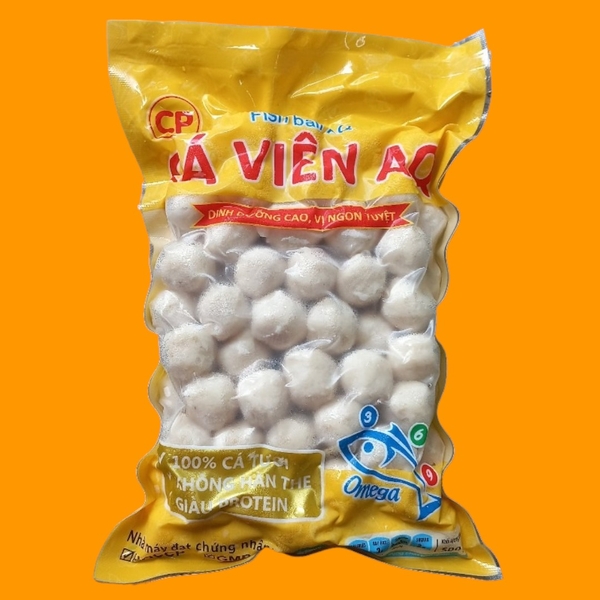 Cá viên AQ CP size 57 gói 500g ( 20 Gói/Thùng)