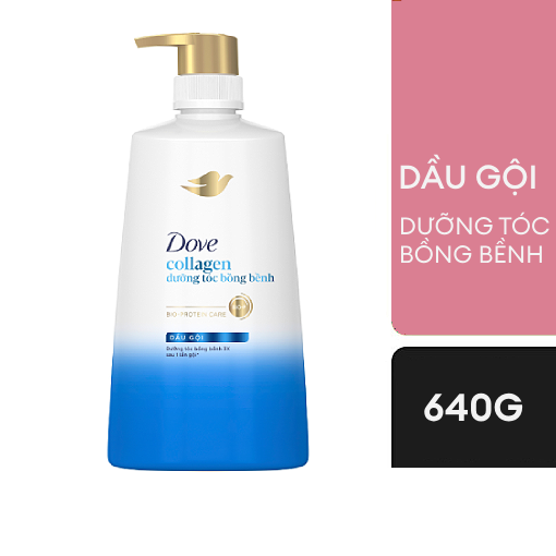 Dầu gội Dove Collagen Dưỡng tóc bồng bềnh 640g