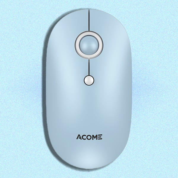 Chuột không dây tĩnh âm ACOME AM300 2.4GHz - Xanh nhạt