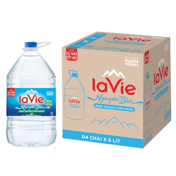 [Thùng 4 can] La Vie Nước Khoáng Can 5L_800065
