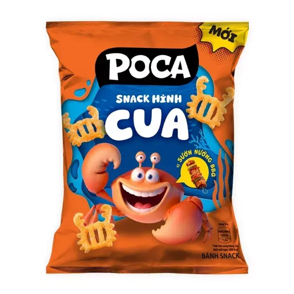 Poca Hình Cua Poca Vị Sườn Nướng BBQ 60g