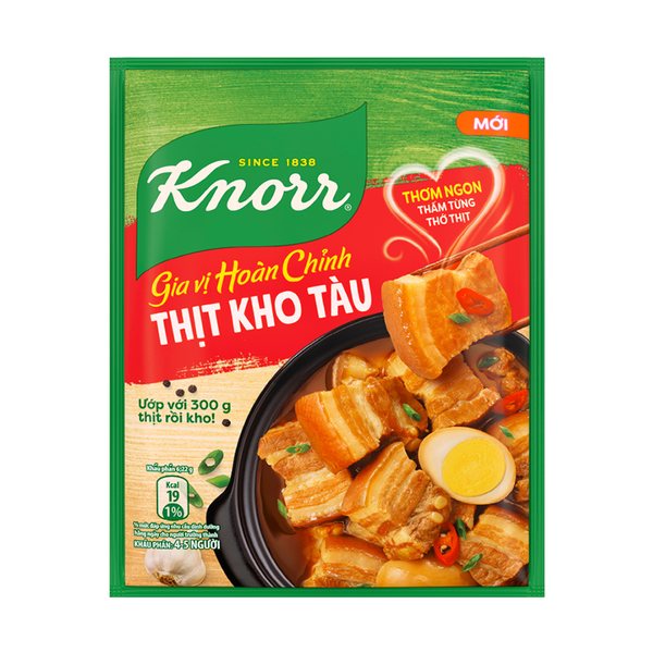 Gia vị hoàn chỉnh THỊT KHO TÀU Knorr gói 28g