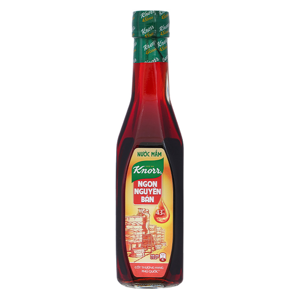 Nước Mắm Knorr Thủy Tinh Cao Cấp 43 Độ Đạm 500ml