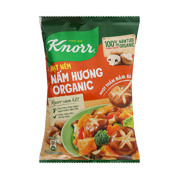 Hạt Nêm Knorr Chay Nấm Hương Organic 800g
