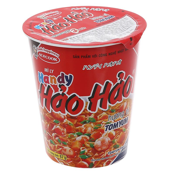 Mì Handy Hảo Hảo Tomyum ly 67g