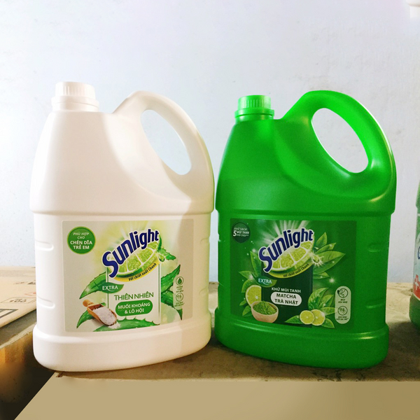 Nước rửa chén Sunlight trà xanh - Can Nước rửa chén Sunlight trà xanh - Can