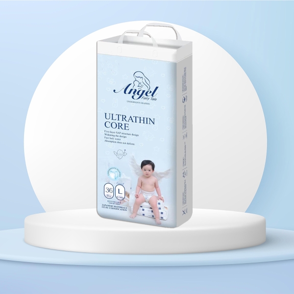 Bỉm quần siêu mỏng Angel Ultrathin Core L36