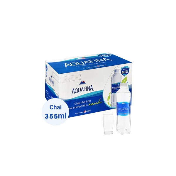 [THÙNG 24 CHAI] Aquafina Nước Tinh Khiết Chai 355ml