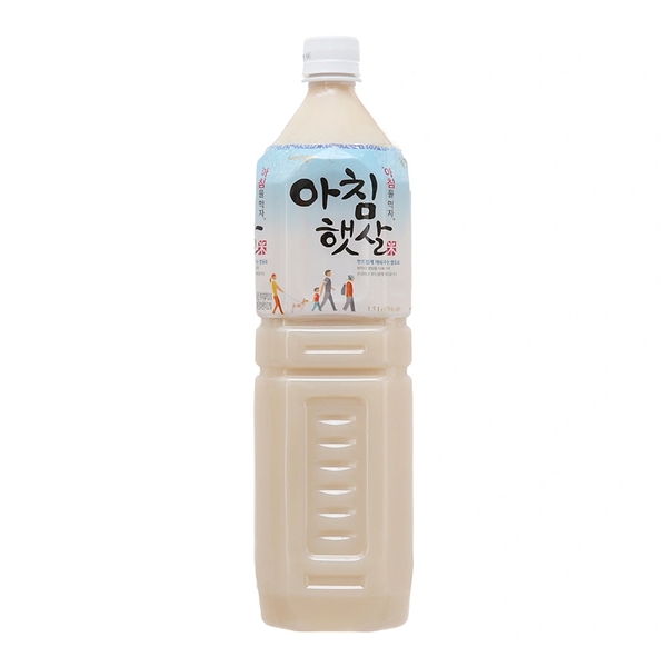 [THÙNG 12 CHAI] Woongjin Nước Gạo Rang Morning Chai 1.5L