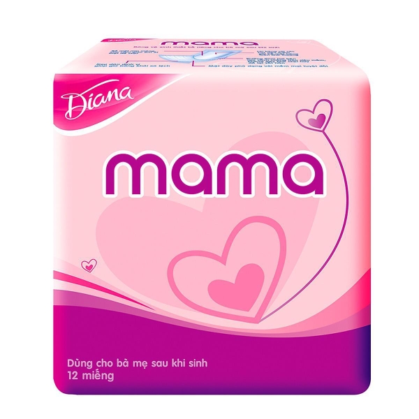 Diana Băng vệ sinh Mama 12 miếng/gói cho mẹ sau sinh