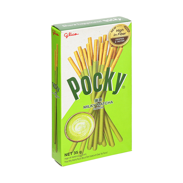 Bánh que Glico Pocky Vị trà Xanh Matcha hộp 35g 120 que